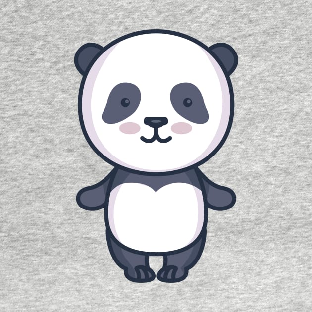 Cute Panda Cartoon by SLAG_Creative